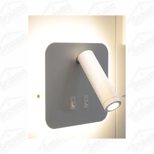 ARANDELA LED ACKER 10W 3000K IP20 ASTRALED - BRANCO 