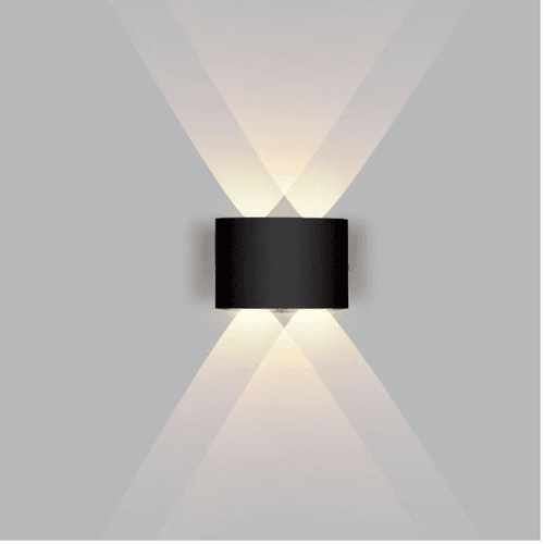 LUMINARIA LED ARANDELA 4 DOTS PRETO 4W 6,0K