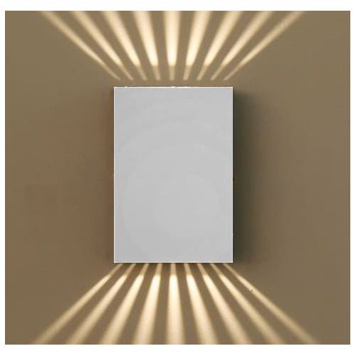 ARANDELA 10 FOCOS 10X10X12,5CM INT./EXT. BRANCA