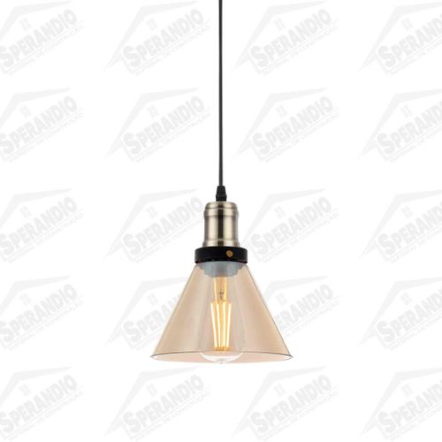 PENDENTE SOHO AMBAR CONE 182MM 1XE27