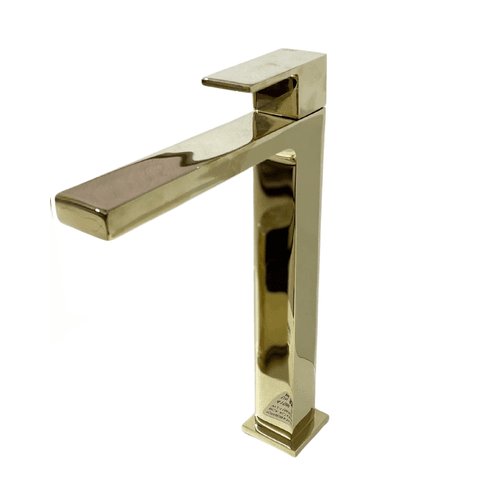 TORNEIRA P/LAVATORIO MESA BICA ALTA MADRID GOLD WJ-1198-MD-GD
