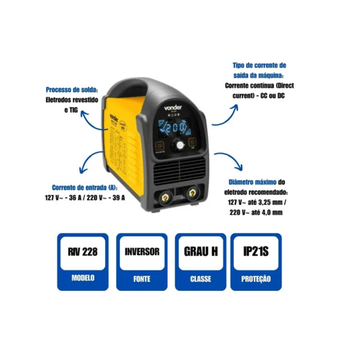 INVERSOR DIGITAL P/SOLDA RIV228 BIVOLT