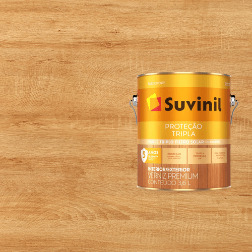 VERNIZ SUVINIL 3,6LT TRIPLA FILTRO SOLAR FOSCO 