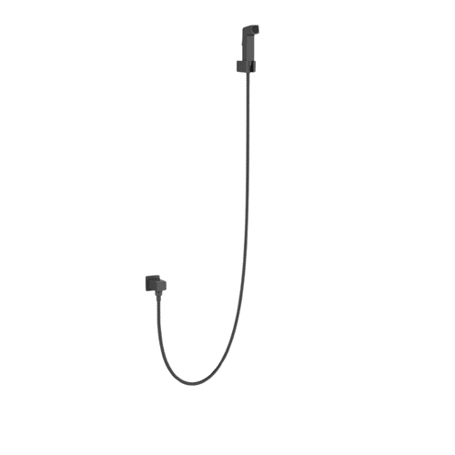 DUCHA HIGIENICA 1895 C-80 SLIM 1/4 V.QUADRADA GATILHO METAL BLACK FOSCO