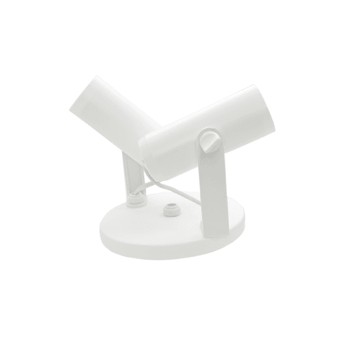 SPOT LISO INJETADO 2XE27 BRANCO