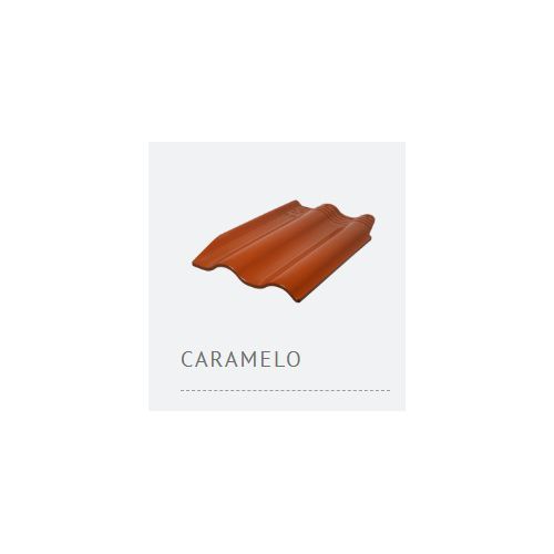 TELHA ESMALTADA 2 FACES TETTOLIT CARAMELO - 7,8 PC/M2 (10%QUEDA MIN.)