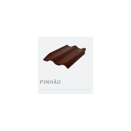 TELHA ESMALTADA 2 FACES TETTOLIT PINHAO VINHO - 7,8 PC/M2 (10%QUEDA MIN.)