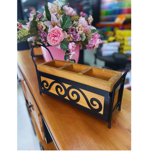 MOV.RUSTICO PORTA TALHER ROCOCO 0,32X0,11X0,22