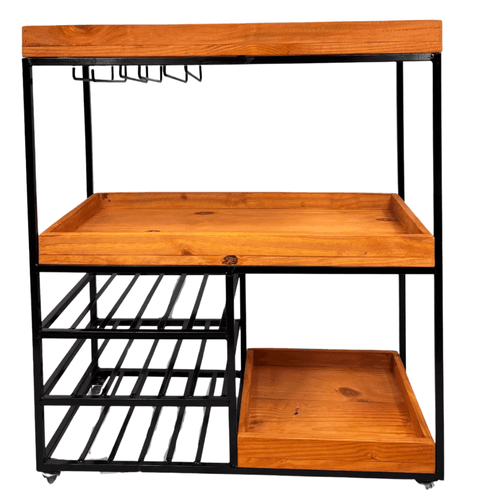 MOV.RUSTICO CARRINHO ADEGA