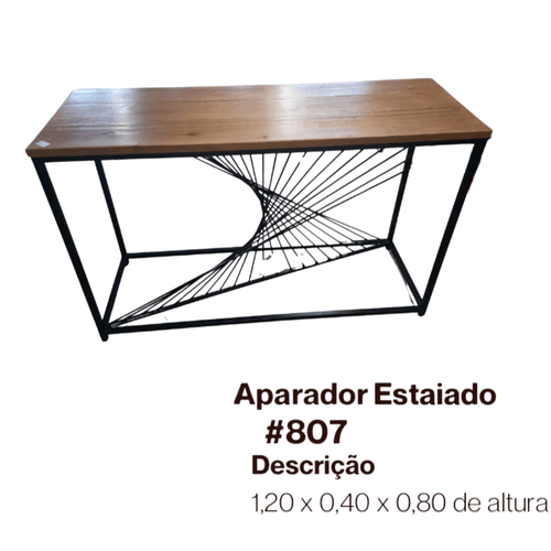 MOV.RUSTICO APARADOR ESTA1ADO 1,2X0,40X0,80