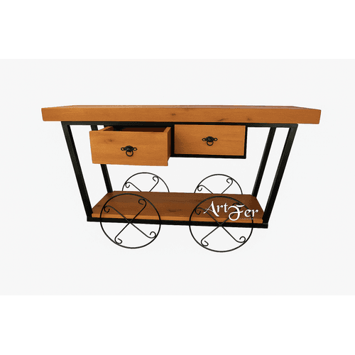 MOV.RUSTICO APARADOR SR THOMAS C/RODINHA