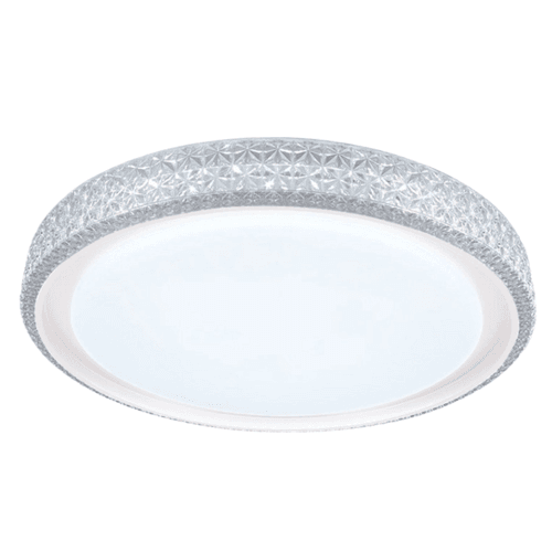 PLAFON LED REDONDO IRIS ON TW 20W 43CM BRANCO C/CONTROLE 3K 4K 6K