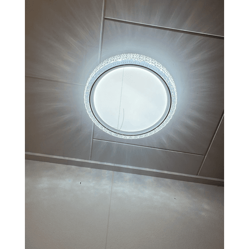 PLAFON LED REDONDO IRIS ON TW 20W 43CM BRANCO C/CONTROLE 3K 4K 6K