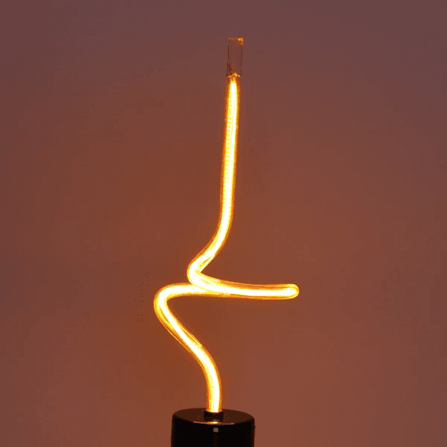 LAMPADA LED FILAMENTO LOOP GLASS 4W AMBAR E27