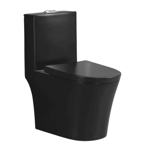 VASO MONOBLOCO PRETO FOSCO ADM-854B AMBAR C/ASSENTO
