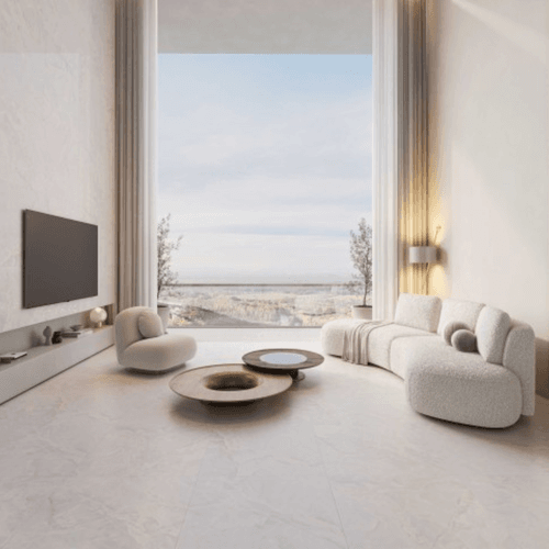 PORCELANATO BIANCO 80X80 PALESTRO BIANCO LUX (2,60 M2/CX)