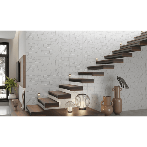 PISO MARMOCERAMICA 39X75 SQUARE MONT BLANC AC 539008 (2,06 M2/CX)