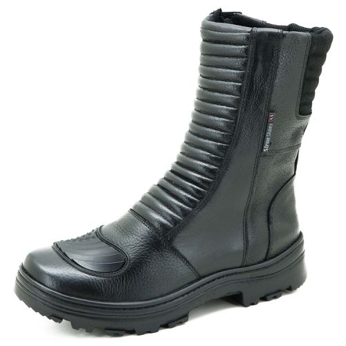 278AT-Bota para motociclista reforçada cano alto e... - Terra dos Calçados