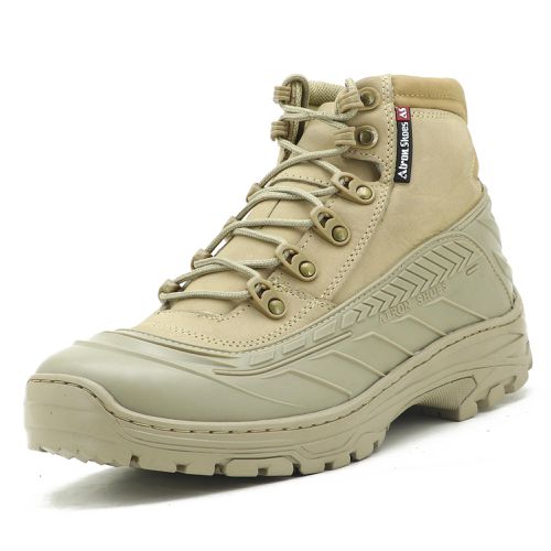 286AT-Bota Coturno estilizado militar emborrachado... - Terra dos Calçados