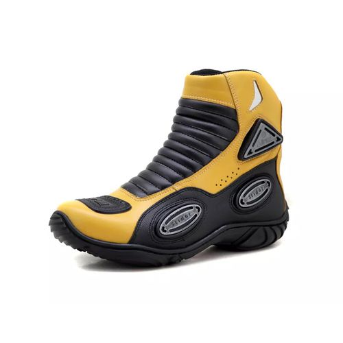 298AT-Bota Motociclista Slider com protetor borrac... - Terra dos Calçados