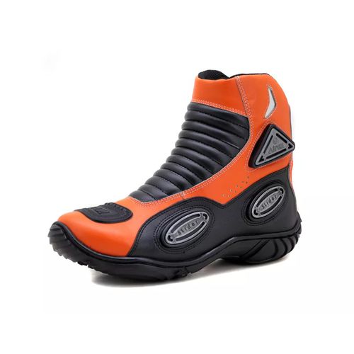 298AT-Bota Motociclista Slider com protetor borrac... - Terra dos Calçados