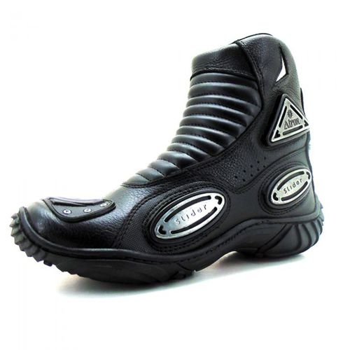 298AT-Bota Motociclista Slider com protetor borrac... - Terra dos Calçados