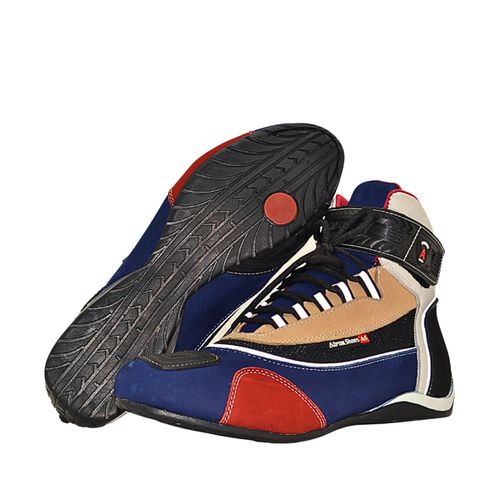 320AT-Bota Tênis Motociclista Cano Alto Couro com ... - Terra dos Calçados