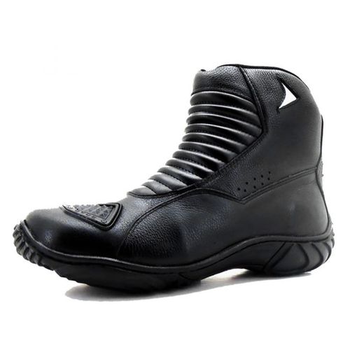 301AT-Bota para motociclista de cano médio em cour... - Terra dos Calçados