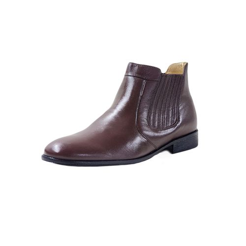 575DI-Botina Masculina, urbana em couro pelica for... - Terra dos Calçados