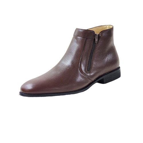 576DI-Botina Masculina, urbana em couro pelica for... - Terra dos Calçados