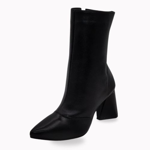 23026PF Bota Feminina Bico Fino Estilizada Urbana ... - Terra dos Calçados