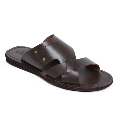 R27TCW-Sandalia Masculina couro descanso, eleganci... - Terra dos Calçados