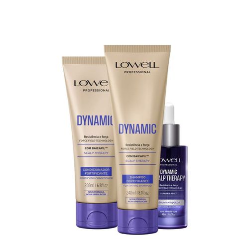 1506LW-Kit Dynamic Lowell Shampoo+Cond+Serum scalp... - Terra dos Calçados