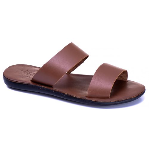 R2TCW-Sandalia Masculina de couro descanso,eleganc... - Terra dos Calçados