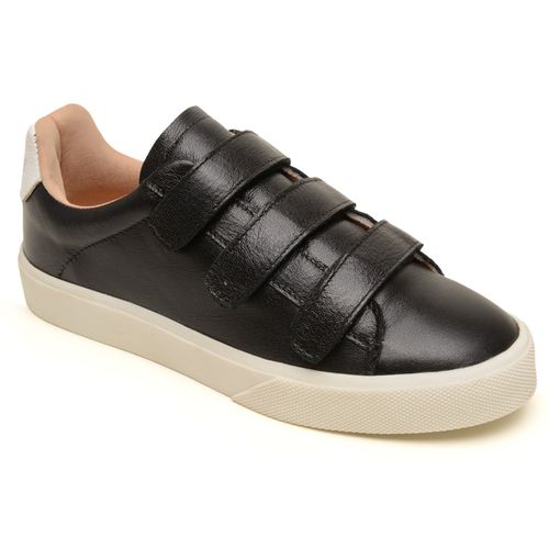 Tênis Feminino feito em Couro Louise soft Preto 20... - Terra dos Calçados