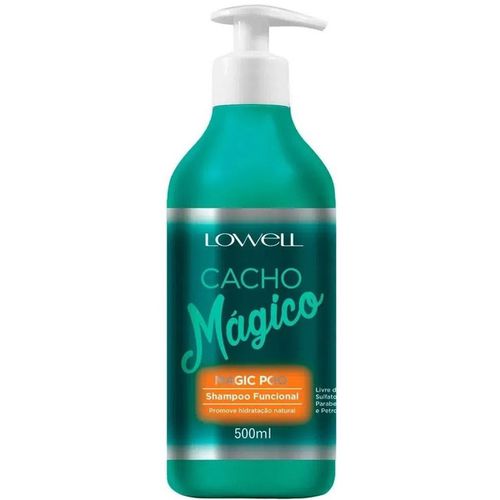 Shampoo Funcional Cacho Mágico 500 ml Lowell - 401... - Terra dos Calçados