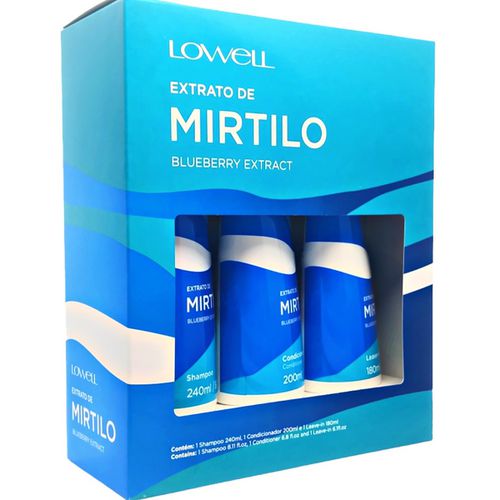 Kit Lowell Extrato de Mirtilo Home Care Trio 1006 ... - Terra dos Calçados