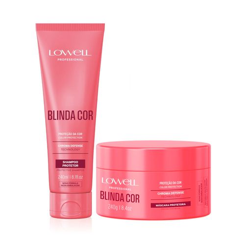 1528LW kit Lowell Blinda Cor Shamp+Mascara Protege... - Terra dos Calçados