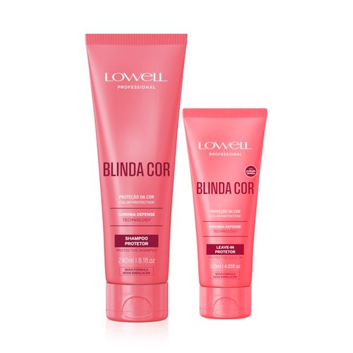 1534LW Kit Lowell Blinda Cor Shampoo+Leave-in hidr... - Terra dos Calçados