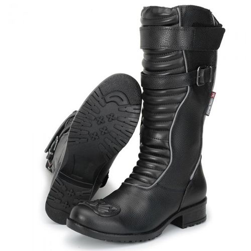 9118AT-Bota feminina cano alto com refletivo para ... - Terra dos Calçados
