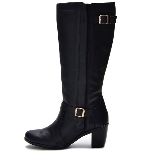 9206AT-Bota montaria cano alto legitimo couro natu... - Terra dos Calçados