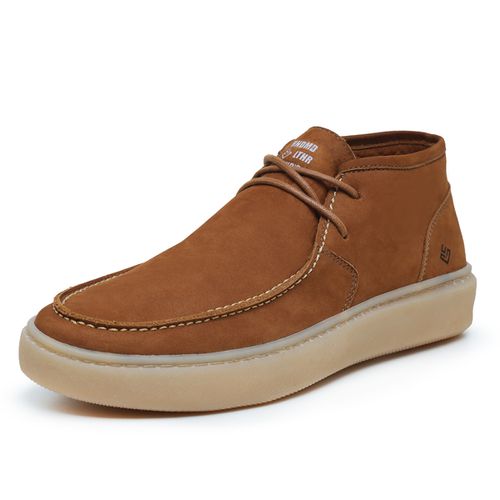 19004LC-Sapatênis Masculino de Couro - Estilo e Co... - Terra dos Calçados