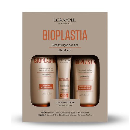 4606LW-Kit Bioplastia Reconstrutor(shamp+masc+cond... - Terra dos Calçados