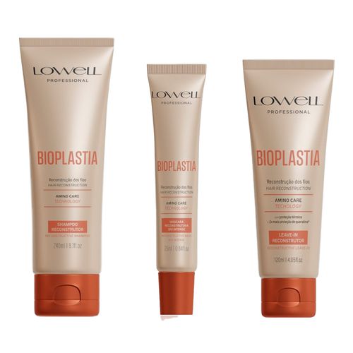 4610LW-Kit Bioplastia LOWELL Shamp240ml+Mascara 25... - Terra dos Calçados