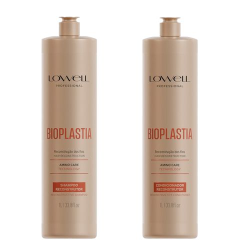 4612LW-Kit Bioplastia Shampoo1L+Condicionador 1L L... - Terra dos Calçados