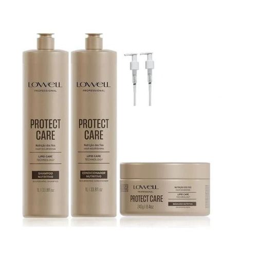 4630LW-Kit Protect Care LOWEL – Shamp1l+condiciona... - Terra dos Calçados