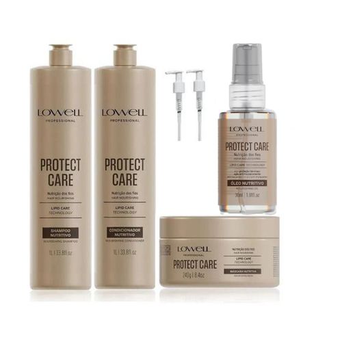 4631LW-Kit Protect Care LOWEL – Shamp1l+cond1L+mas... - Terra dos Calçados