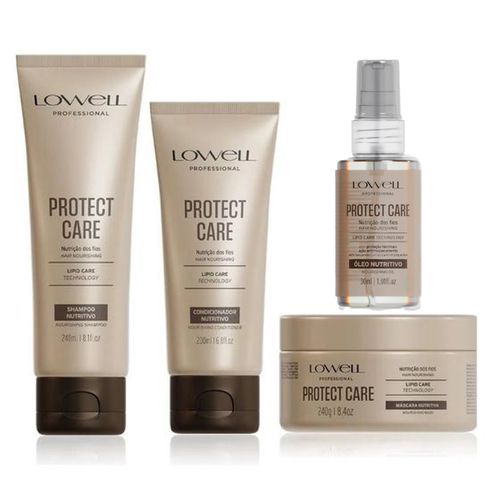 4632LW-Kit Protect Care LOWEL – Shamp240ml+cond200... - Terra dos Calçados