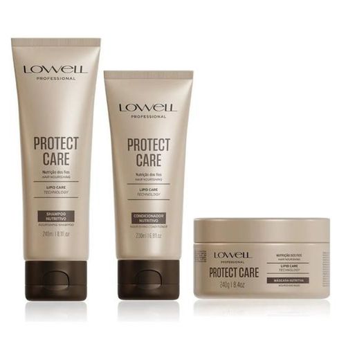 4628LW-Kit Protect Care LOWEL – Shamp240ml+cond200... - Terra dos Calçados