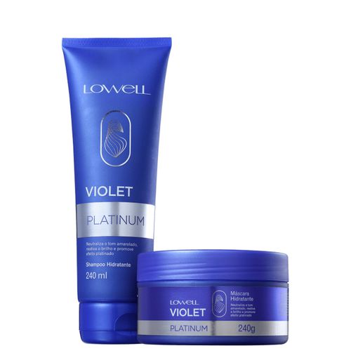 Kit Lowell Violet Platinum Home (2 Produtos - Terra dos Calçados